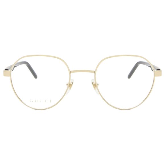 Gucci GG11620 Eyeglass Frames - Gold & Black, Full Rim, Round - Picture 2 of 6